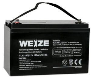 Weize 12V 100AH Deep Cycle AGM SLA VRLA Battery
