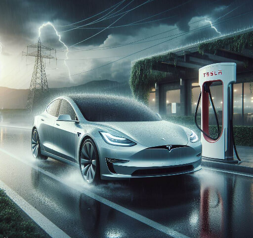 Can You Charge a Tesla in the Rain